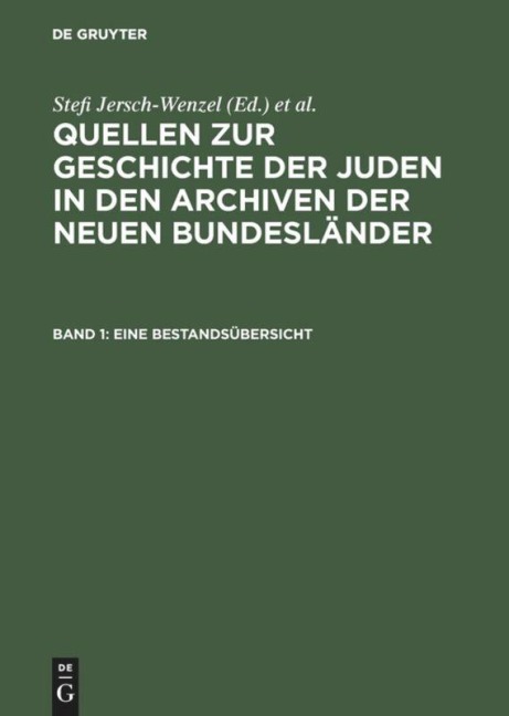 Eine Bestandsübersicht - 