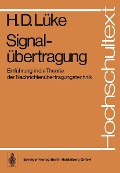 Cover-Bild zum Titel 'Signalübertragung' von 'H. D. Lüke'