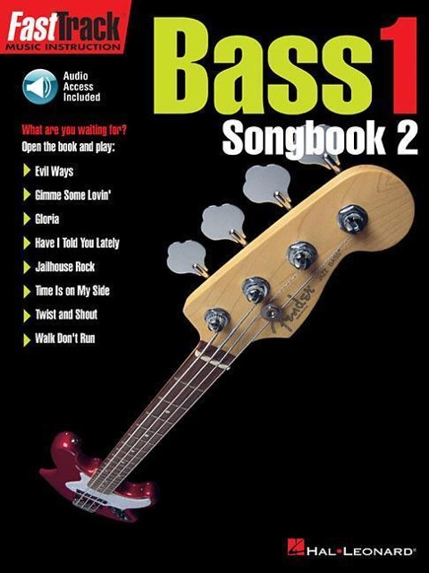 Fasttrack Bass Songbook 2 - Level 1 Book/Online Audio [With Audio CD] - Hal Leonard Corp