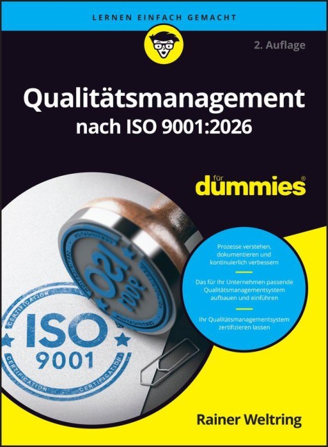 Qualitätsmanagement nach ISO 9001:2026 für Dummies - Rainer Weltring