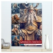 Wikinger-Fantasy. Wilde Krieger aus dem Norden (hochwertiger Premium Wandkalender 2026 DIN A2 hoch), Kunstdruck in Hochglanz - Rose Hurley