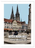 Regensburg - Ansichtssache (Wandkalender 2024 DIN A2 hoch), CALVENDO Monatskalender - Thomas Bartruff