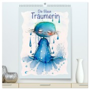Cover-Bild zum Titel 'Die Blaue Träumerin (hochwertiger Premium Wandkalender 2026 DIN A2 hoch), Kunstdruck in Hochglanz' von 'Erich Krätschmer'