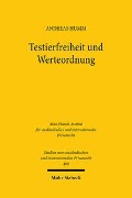 Testierfreiheit und Werteordnung - Andreas Humm