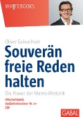 Cover-Bild zum Titel 'Souverän freie Reden halten' von 'Oliver Geisselhart'