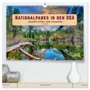 Cover-Bild zum Titel 'Nationalparks in den USA - wunderschön und einmalig (hochwertiger Premium Wandkalender 2026 DIN A2 quer), Kunstdruck in Hochglanz' von 'Peter Roder'
