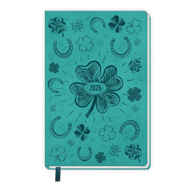 Trötsch Taschenkalender A7 Soft Touch Glück 2026 - 