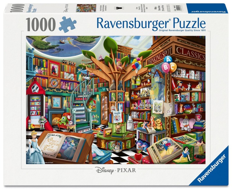 Erwachsenenpuzzle 1000 Teile - Disney & Pixar Buchhandlung - 