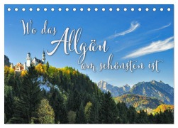 Cover-Bild zum Titel 'Wo das Allgäu am schönsten ist (Tischkalender 2026 DIN A5 quer), CALVENDO Monatskalender' von 'Reinhold Ratzer'
