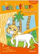 Cover-Bild zum Titel 'Schraffur-Malbuch. Zootiere' von ''