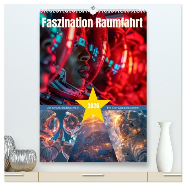 Faszination Raumfahrt (hochwertiger Premium Wandkalender 2026 DIN A2 hoch), Kunstdruck in Hochglanz - Steffen Gierok-Latniak