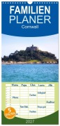 Cover-Bild zum Titel 'Familienplaner 2027 - Cornwall mit 5 Spalten (Wandkalender, 21 x 45 cm) CALVENDO' von 'Joana Kruse'