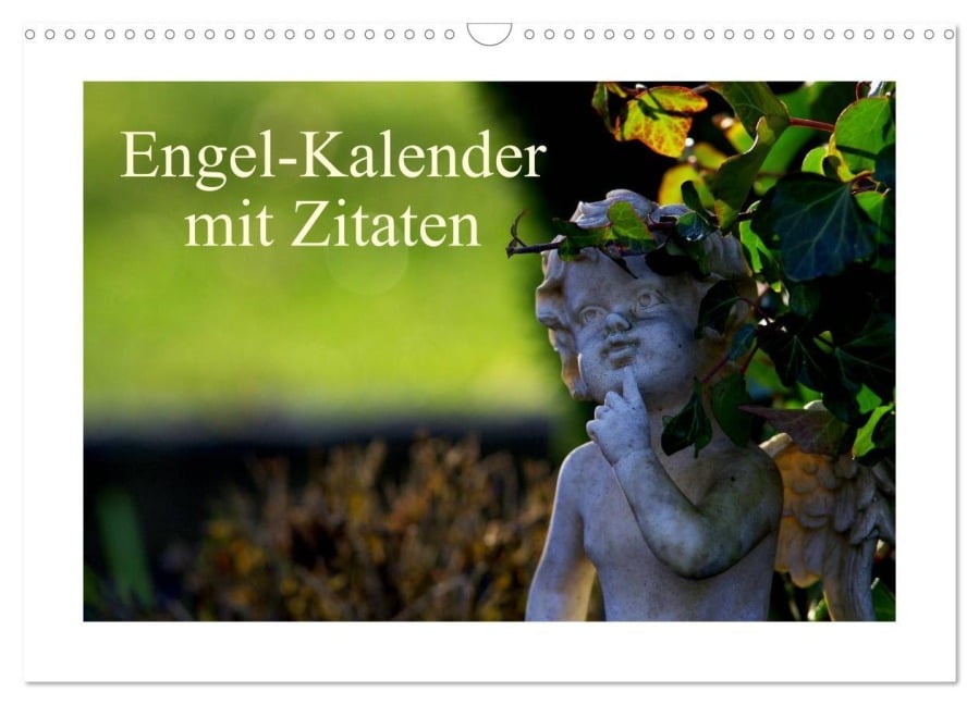 Engel-Kalender mit Zitaten (Wandkalender 2025 DIN A3 quer), CALVENDO Monatskalender - Tanja Riedel