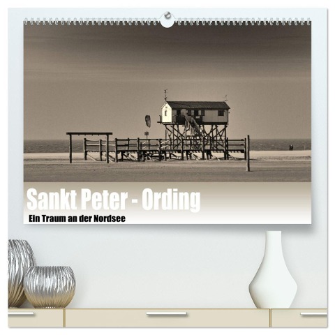 Sankt Peter-Ording. Ein Traum an der Nordsee (hochwertiger Premium Wandkalender 2024 DIN A2 quer), Kunstdruck in Hochglanz - Guido Wulf