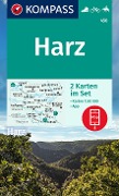 Cover-Bild zum Titel 'KOMPASS Wanderkarten-Set 450 Harz (2 Karten) 1:50.000' von ''