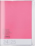 MARK'S 2024/2025 Taschenkalender A5 vertikal, COLORS // Pink - 