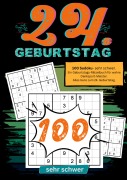 Cover-Bild zum Titel '24. Geburtstag- Sudoku Geschenkbuch' von 'Geburtstage mit Sudoku'