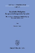 Rechtliche Maßgaben für geschlechtergerechte Sprache. - Annelie Bauer