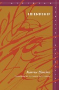 Cover-Bild zum Titel 'Friendship' von 'Maurice Blanchot'