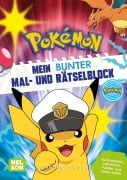 Cover-Bild zum Titel 'Pokémon Mein bunter Mal- und Rätselblock' von ''