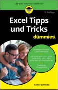 Cover-Bild zum Titel 'Excel Tipps und Tricks für Dummies' von 'Rainer Schwabe'