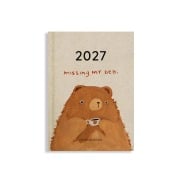 Cover-Bild zum Titel 'matabooks - A6 Kalender Samaya 2027 Farbe: Mocha Brown (DE/EN)' von ''