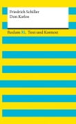 Cover-Bild zum Titel 'Don Karlos. Textausgabe mit Kommentar und Materialien' von 'Friedrich Schiller'