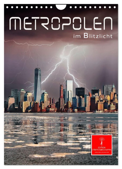 Metropolen im Blitzlicht (Wandkalender 2026 DIN A4 hoch), CALVENDO Monatskalender - Peter Roder