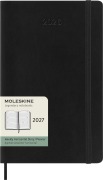 Cover-Bild zum Titel 'Moleskine 12 Monate Wochen Notizkalender 2027, Large/A5, 1 Wo = 2 Seiten, linierte Seiten, Weicher Einband, Schwarz' von ''