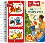 Cover-Bild zum Titel 'Mein großes Magnetbuch - Wir feiern Weihnachten: Mit 22 Magneten' von 'Ines Foje'