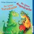 Cover-Bild zum Titel 'Der kleine Trotzdrache/Der kleine Angstdrache' von 'Patricia Mennen'