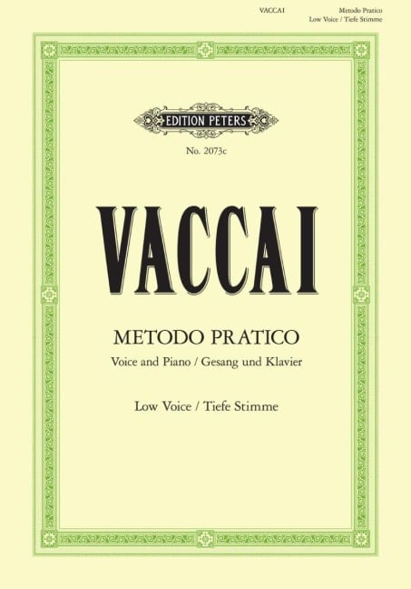 Metodo Pratico di Canto Italiano - Nicola Vaccai