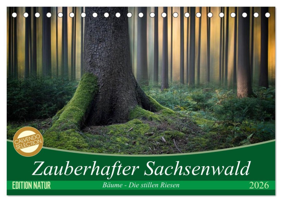 Zauberhafter Sachsenwald (Tischkalender 2026 DIN A5 quer), CALVENDO Monatskalender - Carsten Meyerdierks