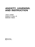 Cover-Bild zum Titel 'Anxiety, Learning, and Instruction' von 'J. E. Sieber, S. Tobias, H. F. O'Neil Jr.'