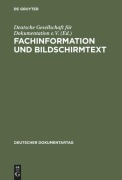 Cover-Bild zum Titel 'Fachinformation und Bildschirmtext' von ''