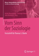 Cover-Bild zum Titel 'Vom Sinn der Soziologie' von ''