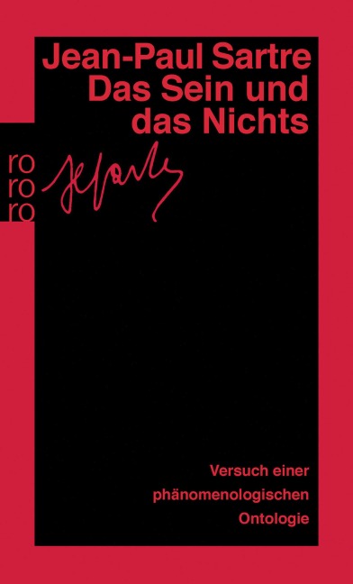 Das Sein und das Nichts - Jean-Paul Sartre