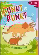 Cover-Bild zum Titel 'Total bunt von Punkt zu Punkt. Dinosaurier. Von 1 bis 100' von ''