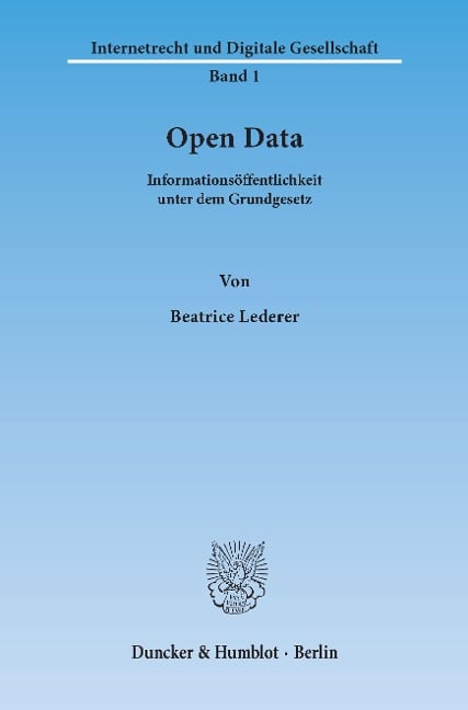Open Data. - Beatrice Lederer