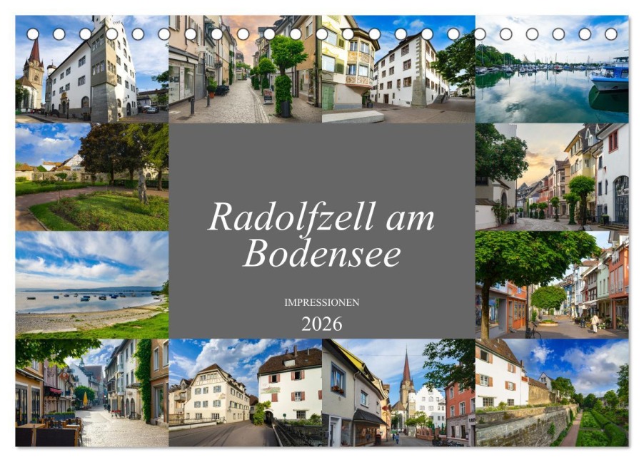 Radolfzell am Bodensee - Impressionen (Tischkalender 2026 DIN A5 quer), CALVENDO Monatskalender - Dirk Meutzner