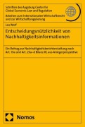 Cover-Bild zum Titel 'Entscheidungsnützlichkeit von Nachhaltigkeitsinformationen' von 'Lea Wolf'