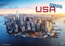 Cover-Bild zum Titel 'USA - eine Reise durch die Vereinigten Staaten - dem Land der unbegrenzten Möglichkeiten - 2026 - Kalender DIN A3' von ''