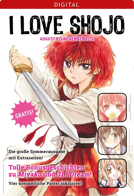I love Shojo Magazin #8 - Mizuho Kusanagi, Arina Tanemura, Taamo, Miyoshi Tomori, Saro Tekkotsu