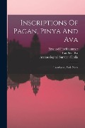 Cover-Bild zum Titel 'Inscriptions Of Pagan, Pinya And Ava: Translation, With Notes' von 'Emanuel Forchhammer'