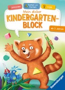 Cover-Bild zum Titel 'Mein dicker Kindergartenblock: Schneiden, Farben und Formen, Logik' von 'Kirstin Jebautzke'