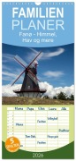 Cover-Bild zum Titel 'Familienplaner 2026 - Fanø - Himmel, Hav og mere mit 5 Spalten (Wandkalender, 21 x 45 cm) CALVENDO' von 'Marion Peußner'