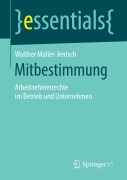 Cover-Bild zum Titel 'Mitbestimmung' von 'Walther Müller-Jentsch'