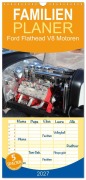 Cover-Bild zum Titel 'Familienplaner 2027 - Ford Flathead V8 Motoren mit 5 Spalten (Wandkalender, 21 x 45 cm) CALVENDO' von 'Brühl Winkler (Miwi)'