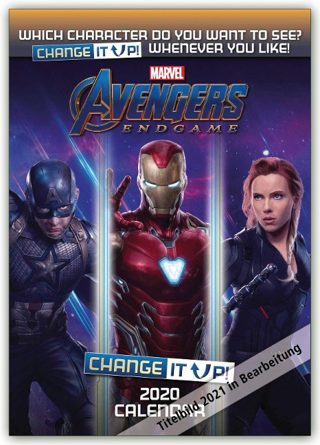 Marvel Avengers Endgame 2021 - A3 Format Posterkalender - 