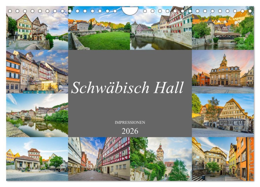 Schwäbisch Hall Impressionen (Wandkalender 2026 DIN A4 quer), CALVENDO Monatskalender - Dirk Meutzner